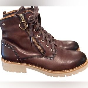 Pikolinos Vicar Lace Side Zip Ankle Boots